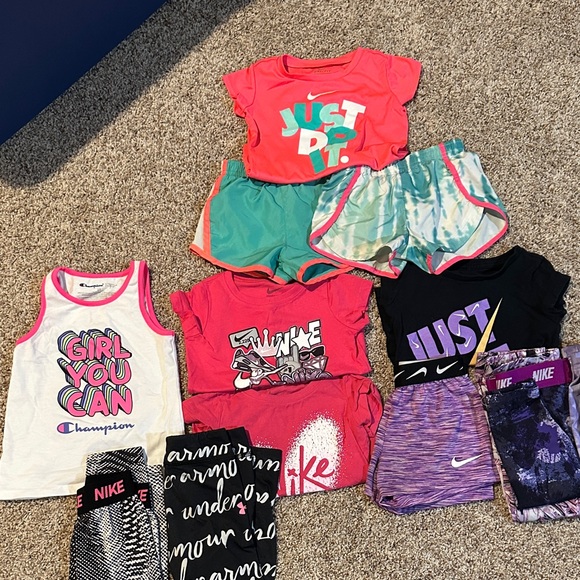 Nike Other - Nike Kids Matching Sets - Pink, Green, Black